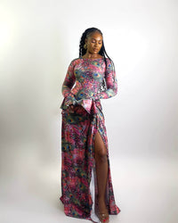 Riviera Dress (Peacock Mirage)