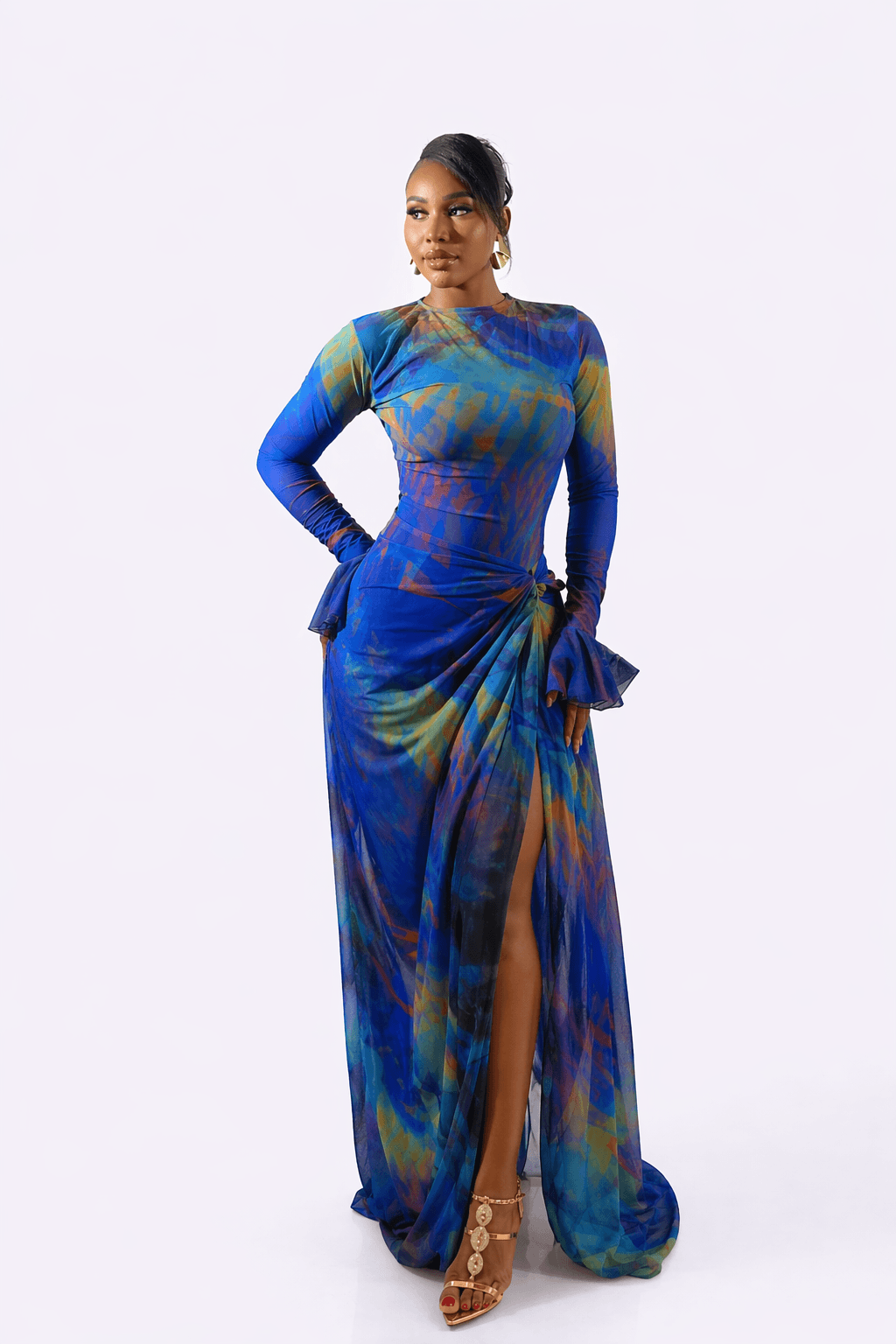 Riviera Dress (Blue Mirage)