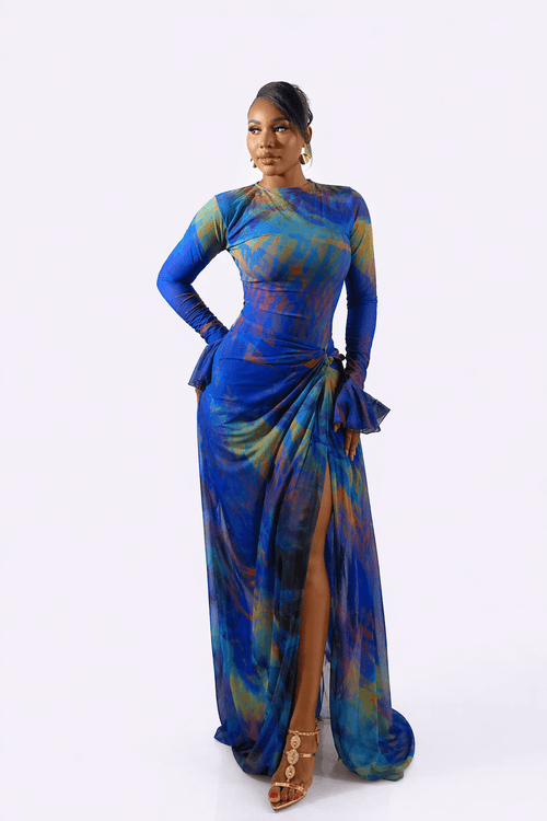 Riviera Dress (Blue Mirage)