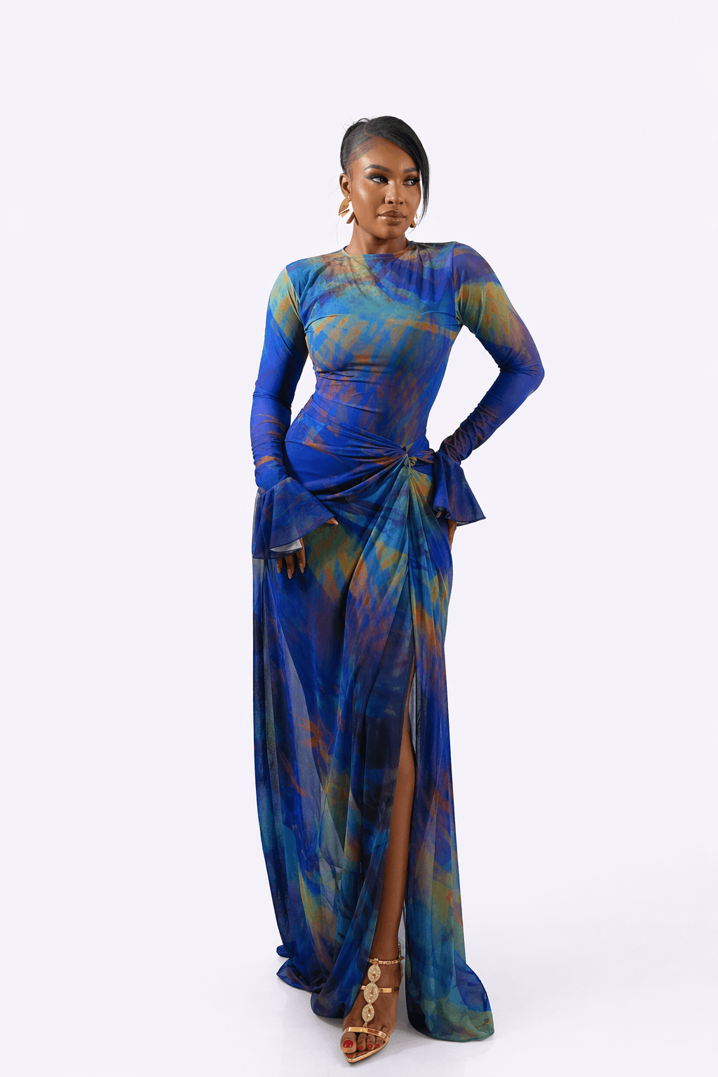 Riviera Dress (Blue Mirage)