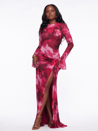 Riviera Dress (Pink Petals)