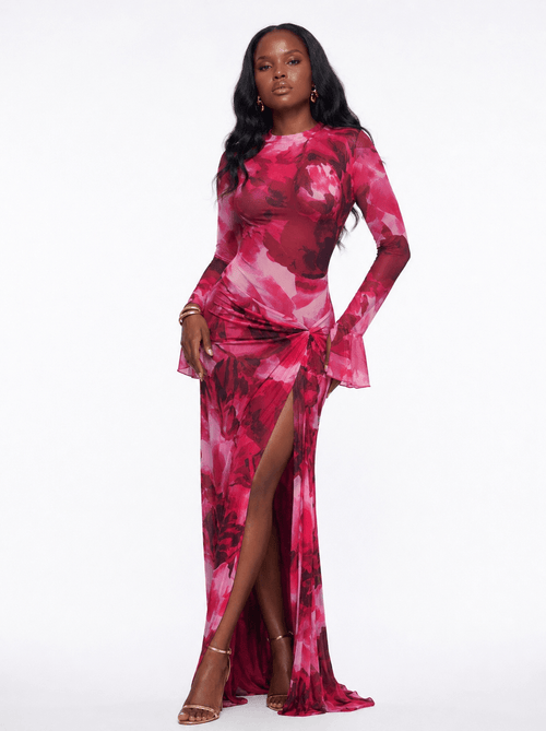 Riviera Dress (Pink Petals)