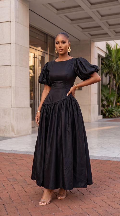 Soraya Dress (Taffeta) - (Made To Order)