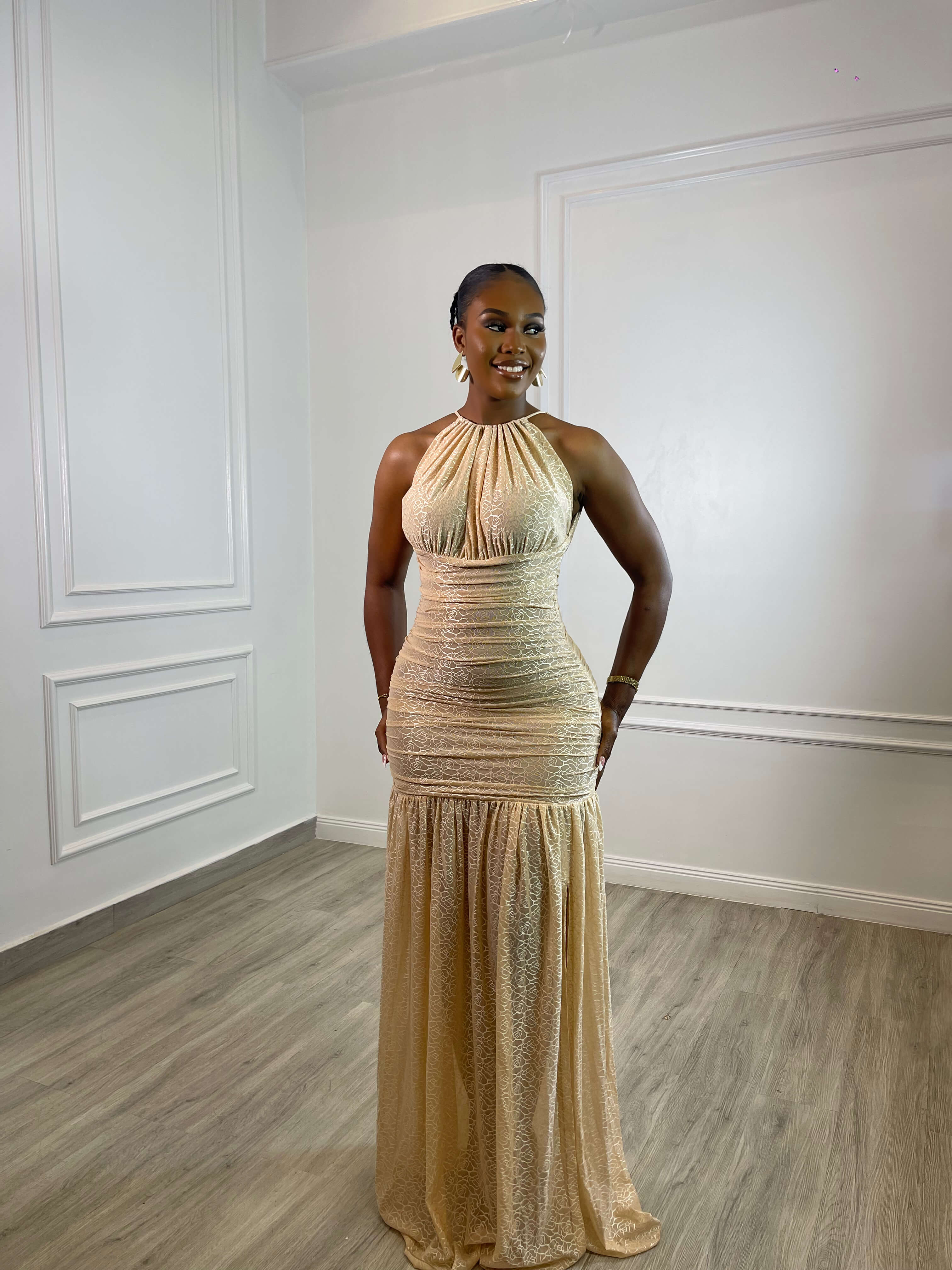 Selene Dress (Golden Whisper)