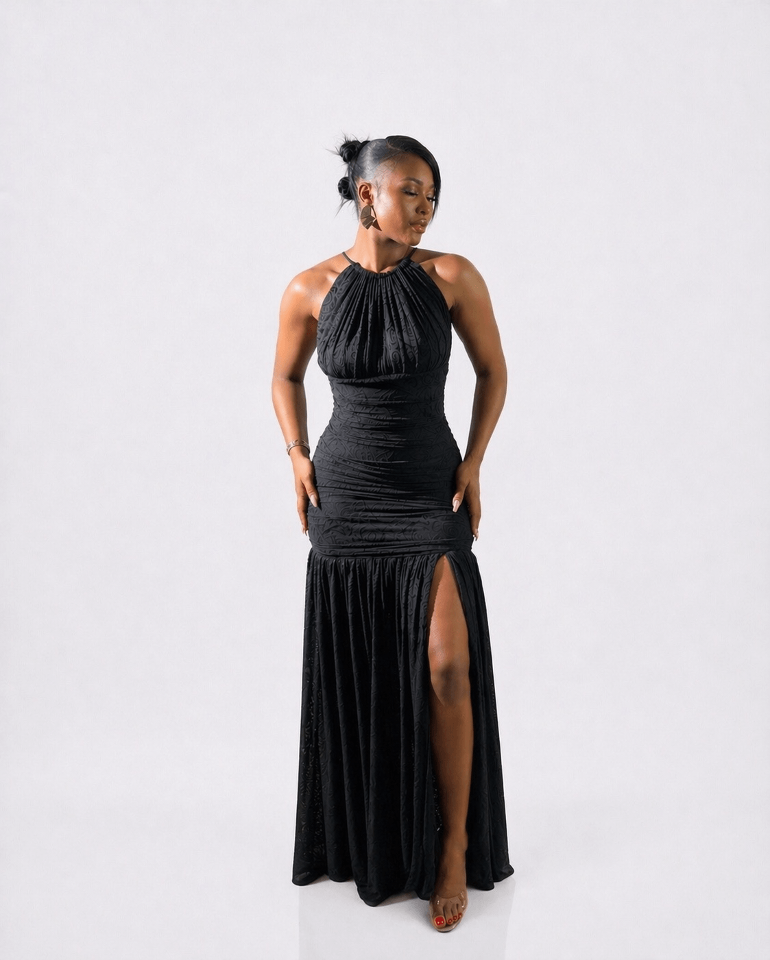 Selene Dress (Midnight Swirl)