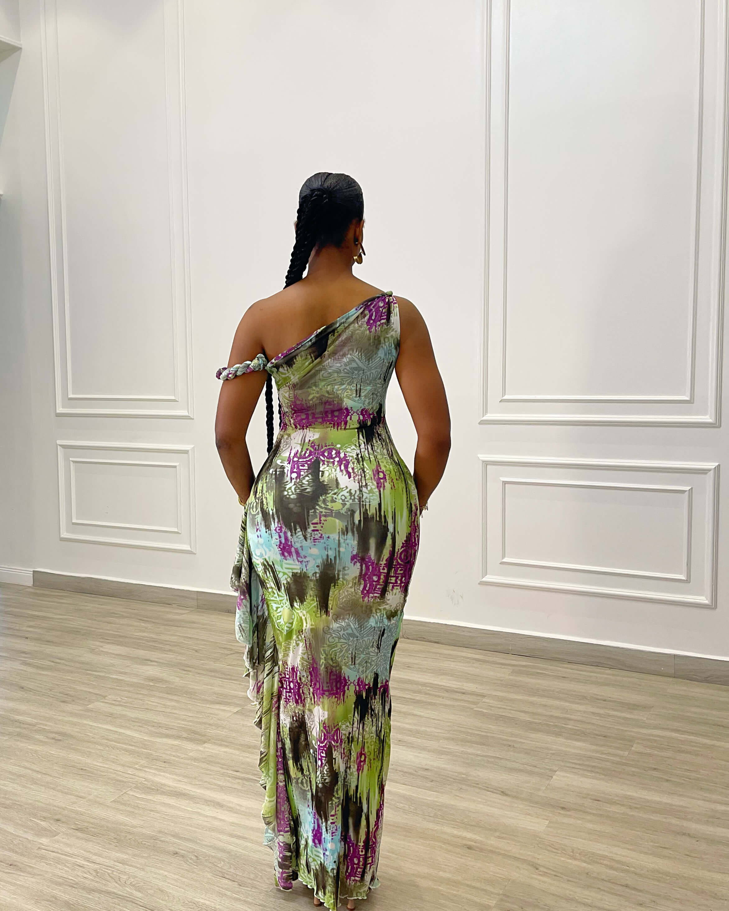 Solana Dress (Forest Mirage)