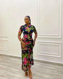 Twyla Dress (Midnight Petals)