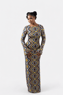 Tomi Dress (Prism Swirl)