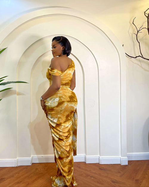 Tahiti Dress (Sunlit Marble)