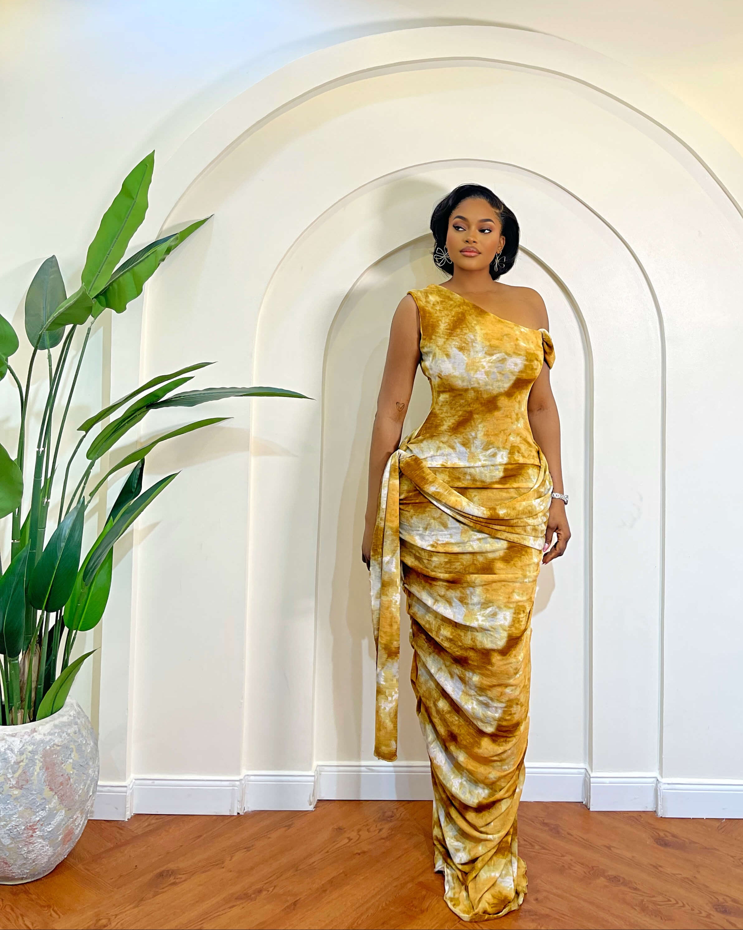 Tahiti Dress (Sunlit Marble)