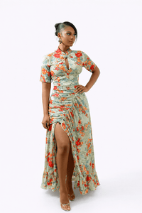 Twyla Dress (Floral Veil)