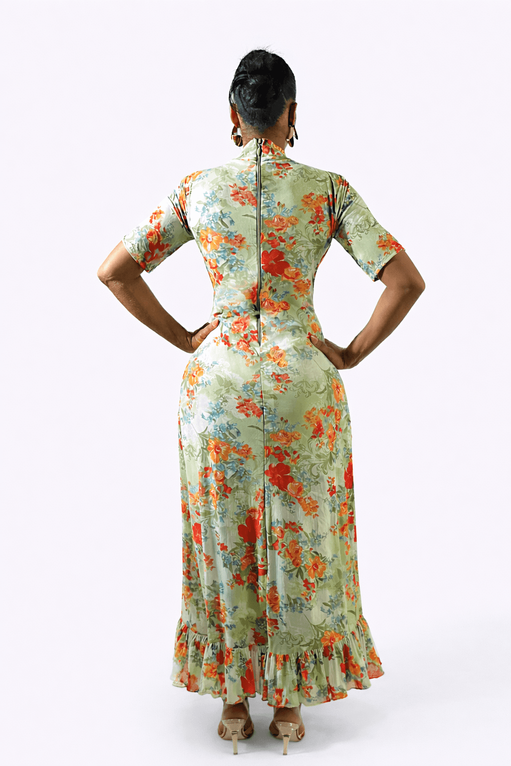 Twyla Dress (Floral Veil)