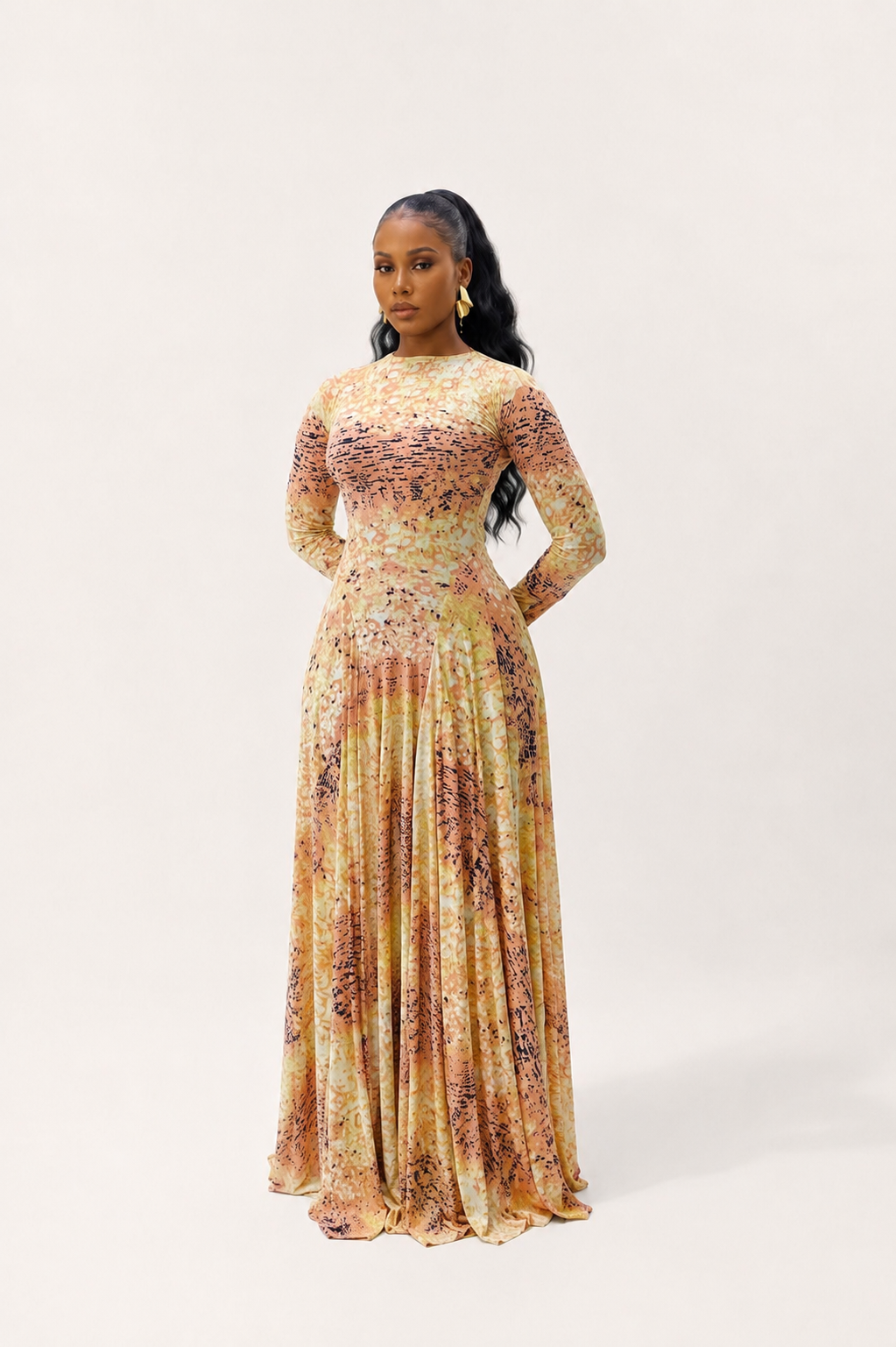 Ilaria Dress (Golden Mirage)